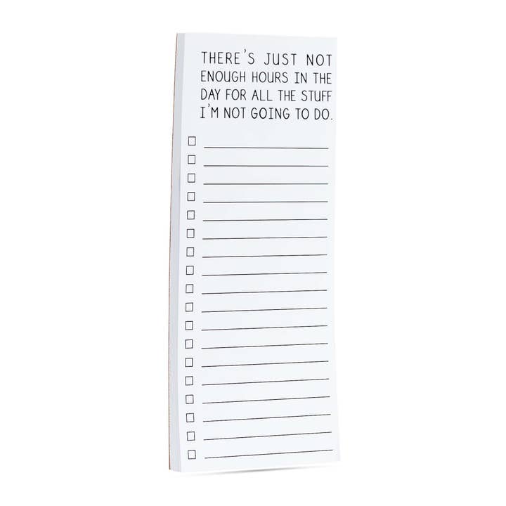 ellembee gift - Wholesale Notepad - Not enough hours for stuff I'm not going to do list pads4