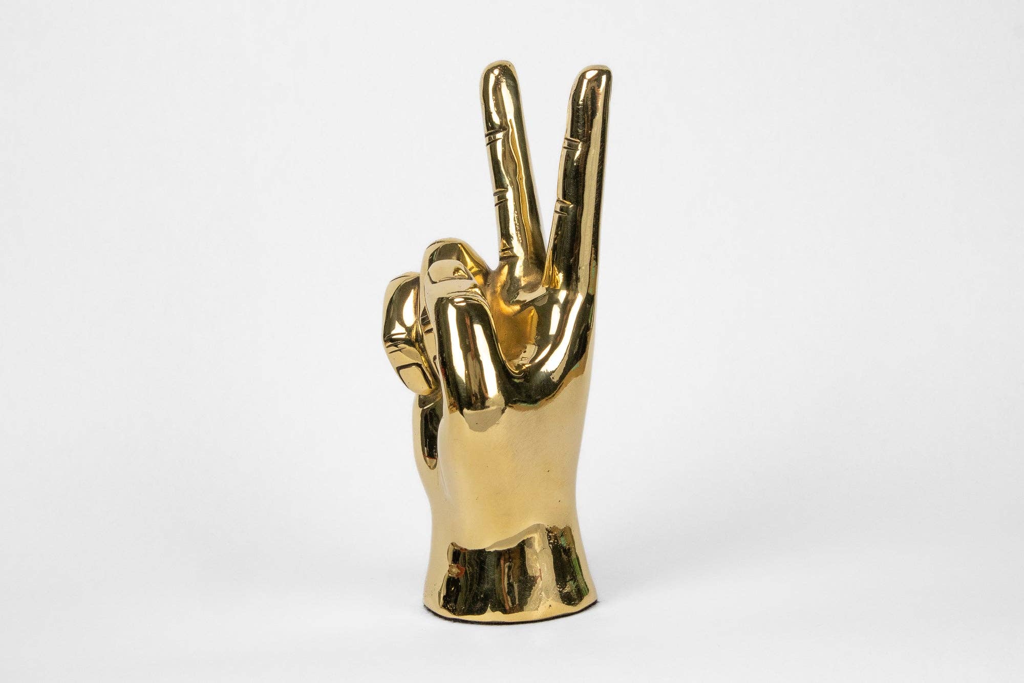 PRIZE - Vendita all'ingrosso Scultura - Scultura Segno di Pace in Ottone4