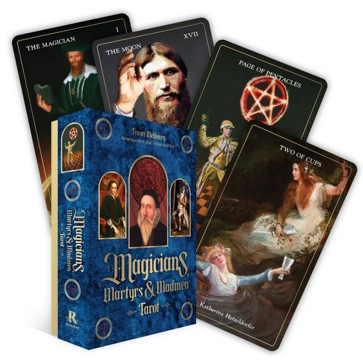 Magicians, Martyrs, and Madmen Tarot for wholesale by Microcosm Publishing & Distribution