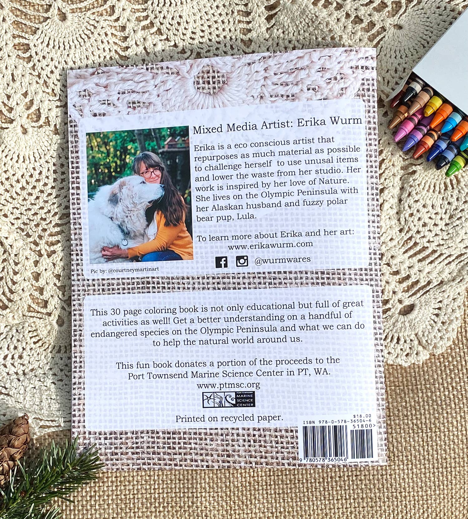 Wurm Wares - Wholesale Colouring and activity book – kids and baby - EarthWurm Coloring & Activity Book-Olympic Peninsula Edition7