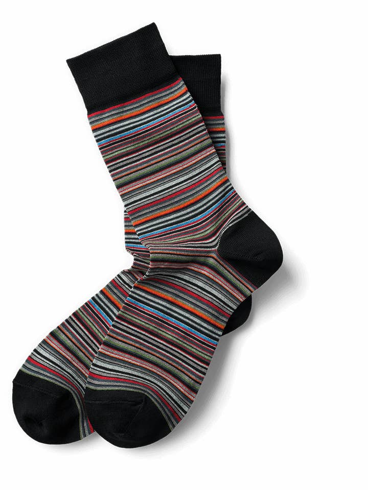 Striped business light socks: Discreet color for wholesale by BLACKSOCKS
