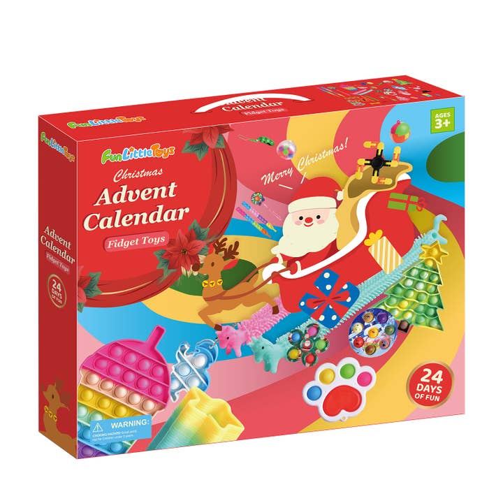 Fun Little Toys - Wholesale Fidget Toy - Kids - 35 PCs Fidget Toys Pack Advent Calendar7