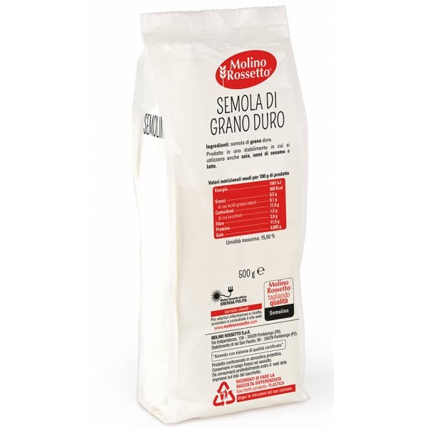 Molino Rossetto - Wholesale Flour - SEMOLINA - 500 G -1