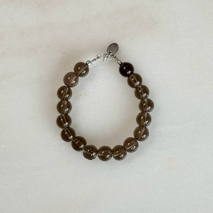 Sea + Pattern - Wholesale Beaded Bracelet - Smoky Quartz Bracelet