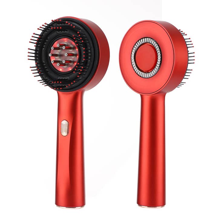 Hair Imports NYC - Wholesale Head Scratcher/Massager - Electric Scalp Massage Comb for Growth Scalp Oil Applicator Hair Care 660nm Red Light Head Massager Improve Hair Loss Brush3