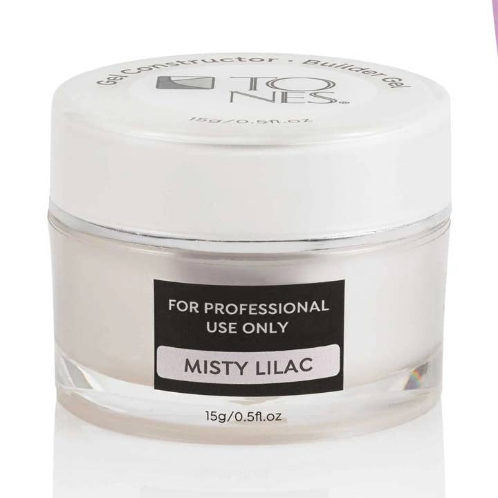 Pro Builder Gel: Misty Lilac - 0.5 fl oz / 15 mL for wholesale by Tones Acrylics | Gels | Nail Art | Nail Tools & Accessories