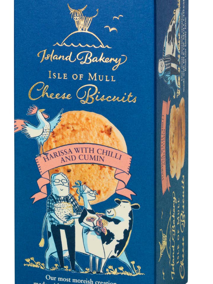 Cheese Biscuits - Harissa & Cumin for wholesale by Island Bakery Organics