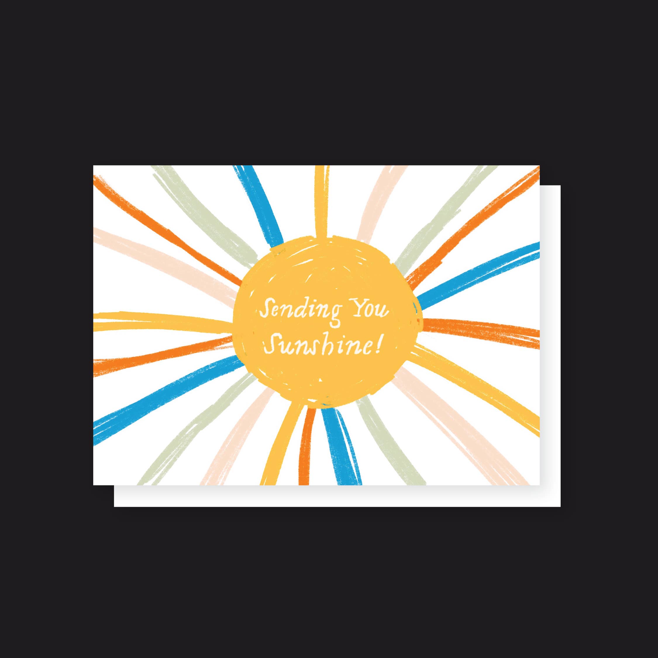 The Midnight Post - Wholesale Encouragement Card - Sending You Sunshine