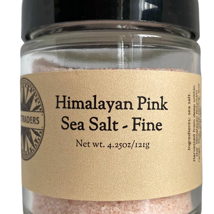 Jar Himalayan Pink Sea Salt - Fine for wholesale by Salt Traders