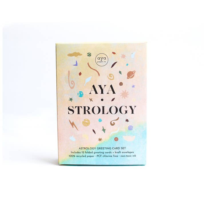 Aya Paper Co. - Wholesale Everyday Greeting Card - AYA•STROLOGY Astrology Greeting Card Set1