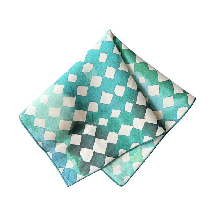 Blue Diamonds Napkin for wholesale by Goldie Home