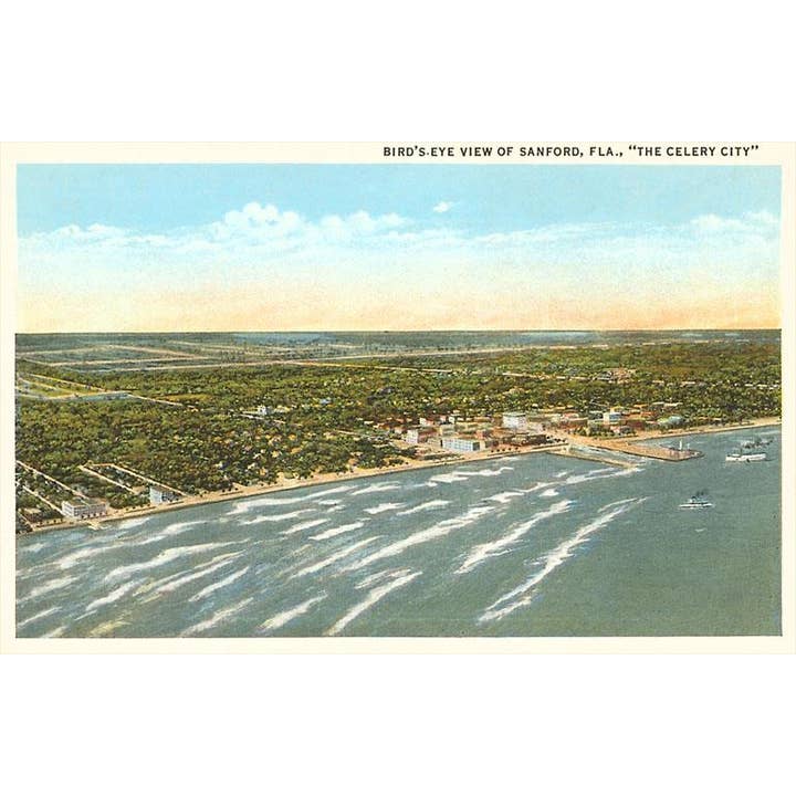 Greeting Card FL-411 Celery City, Sanford, Florida for wholesale by Found Image Press