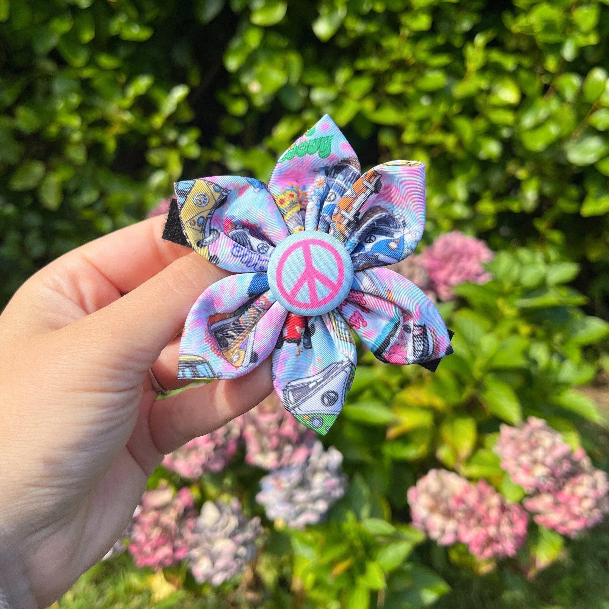 Mylo and Mas Boutique - Wholesale Pet Bow Tie - Dog - Dog Flower Bow - Hippie Van Life3