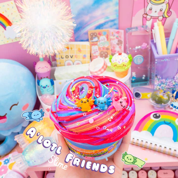 Kawaii Slime Company - Wholesale Putty/Slime - Kids - A'lotl Friends Butter Slime (4pcs/case)