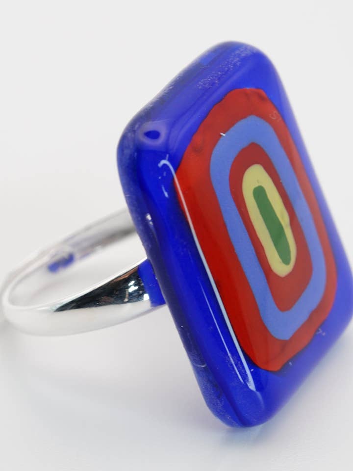 Geometric Pattern Ring for wholesale by ARTGLASSY