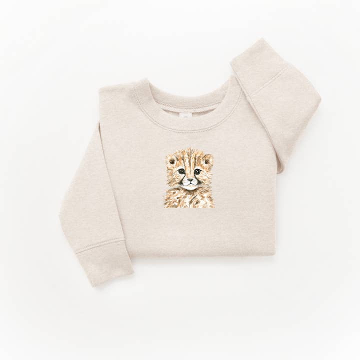 Sweatshirt Cheetah pour la vente par WLDFLWR Studio