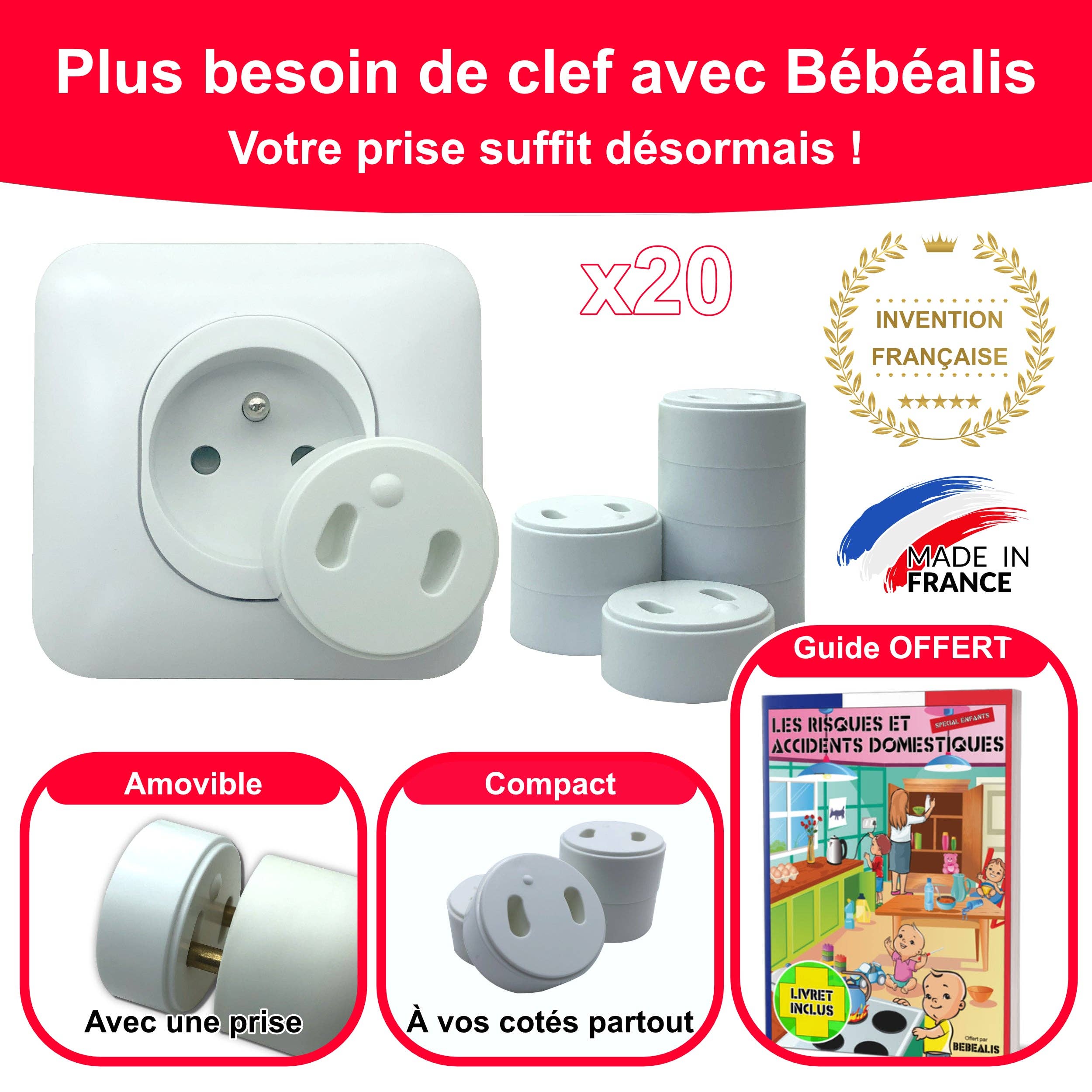 Bébéalis - Wholesale Shoe Accessories - Kids & Baby - Pack of [10/20] Baby Socket Covers - Removable Without Key2