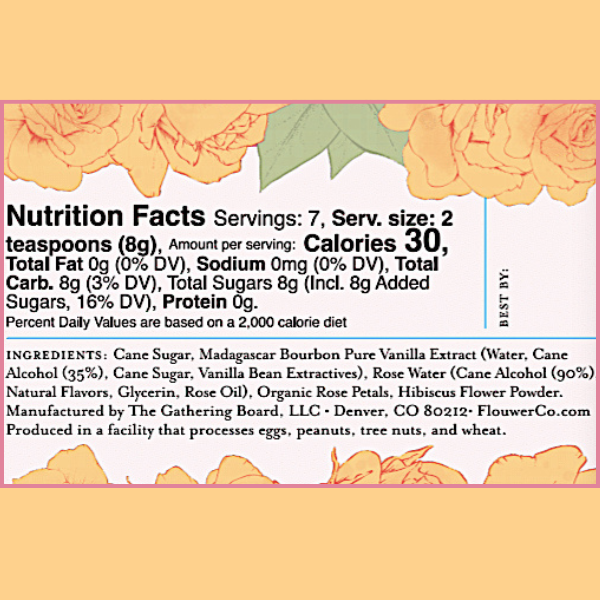 FLOUWER CO. - Wholesale Cocktail Mix/Syrup - Cocktail Cubes - Sweet Rose9