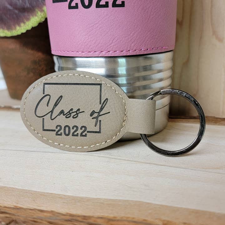 Llavero de piel grabada. Llaveros personalizados. para venta al por mayor de Clack Design