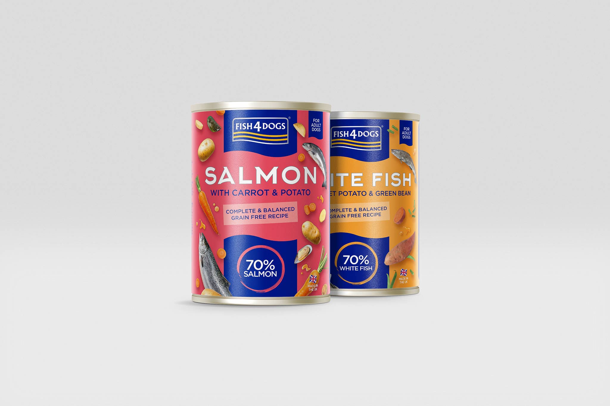 Lucky-Pet Handels- und Produktions GmbH - Wholesale Pet Food - Dog - Fish4Dogs ® Finest Fish & Vegetables Complete Set 6 x 395g