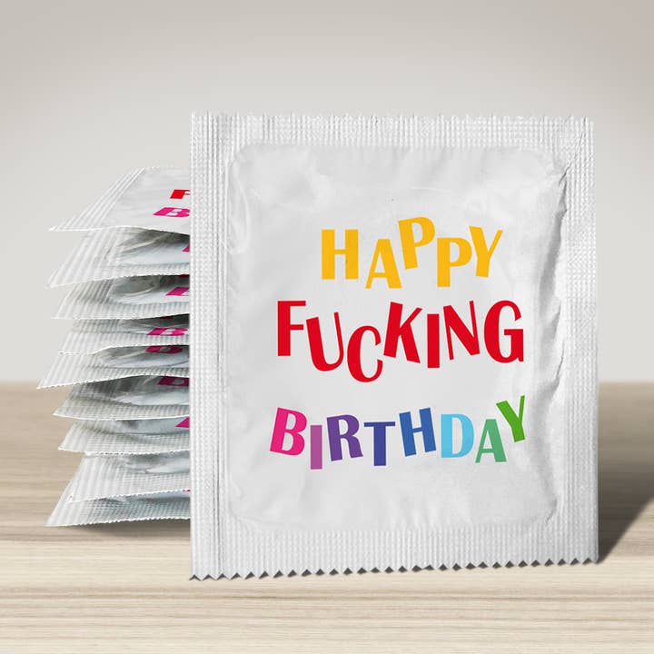 Condom : Préservatif: Happy Fucking Birthday for wholesale by CALLVIN EU