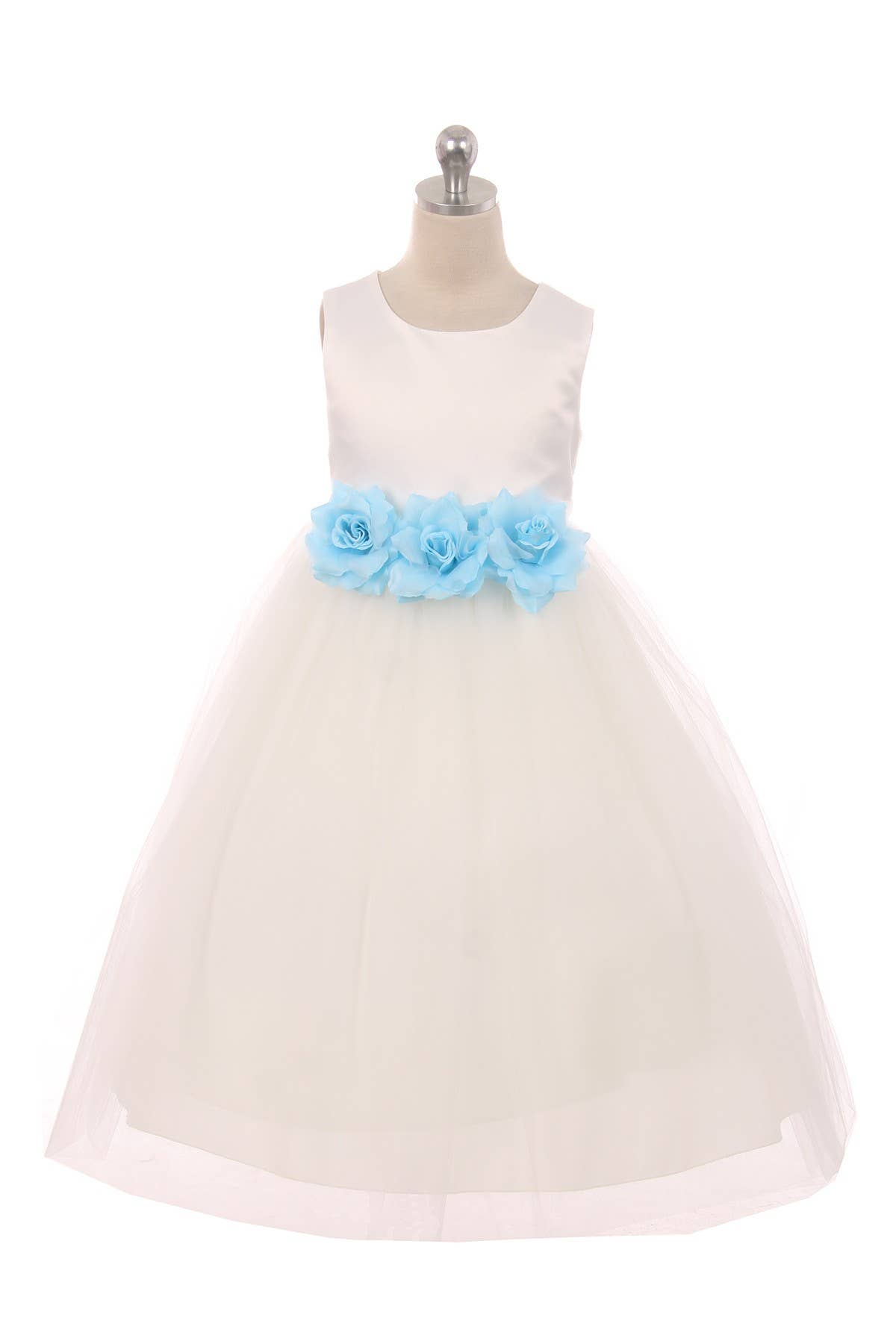 Kid's Dream - Wholesale Dress - Kids - Satin & Tulle 3 Flower Girls Dress0