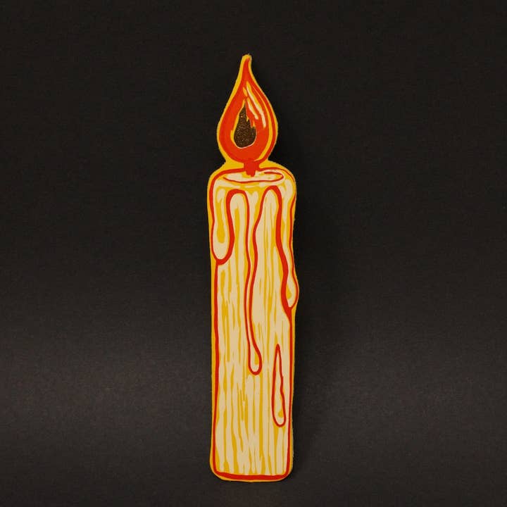 Ark Colour Design - Vente Marque-page - Marque-page bougie en cuir véritable 20 cm9