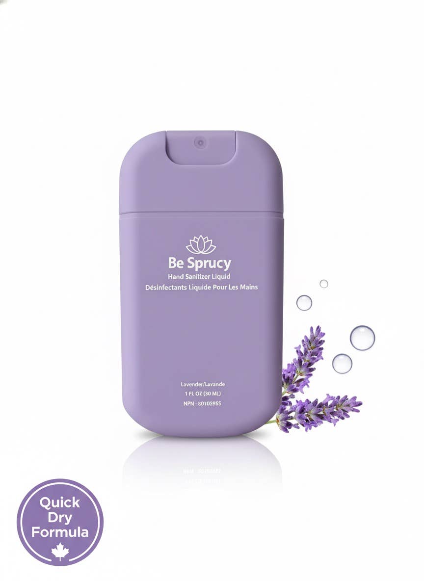 Be Sprucy Inc. – wholesale Hand sanitiser – Lavendar - Be Sprucy ™ - Made in Canada2