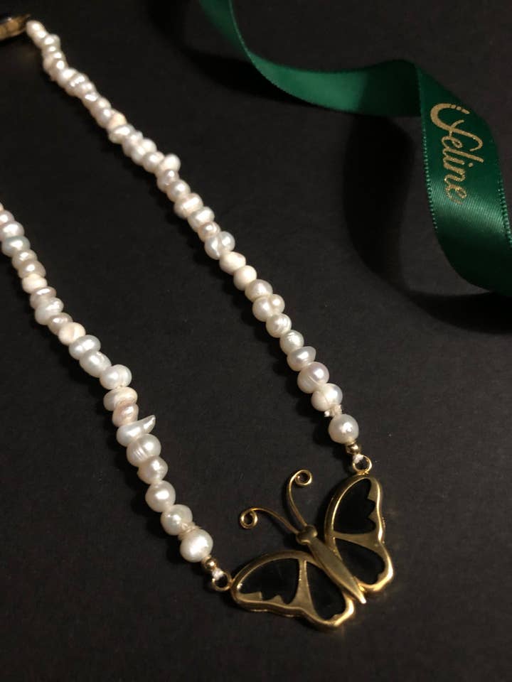 Sofina Pearl Necklace for wholesale by Feline Jewelry Studio Universe