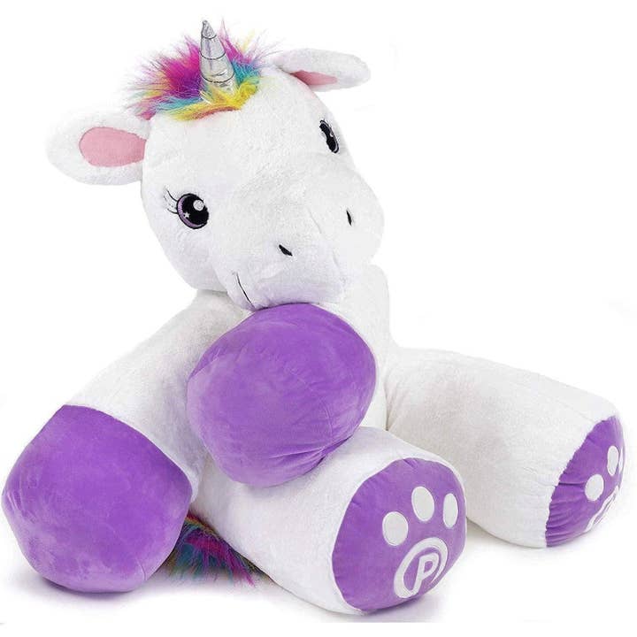 Plushible 44" Unicorn Stuffed Plush Toy for wholesale by OrangeOnions