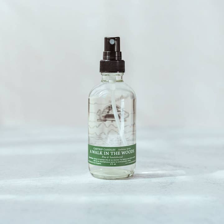Cantrip Candles - Wholesale Room & Linen Spray - A Walk in the Woods Ambience Spray
