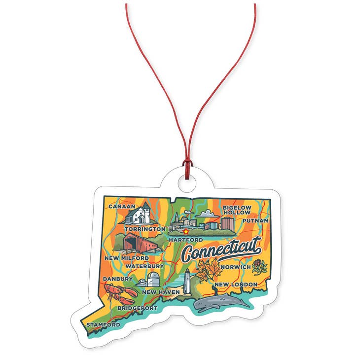 Morris Magnets - Wholesale Ornament - Ornament - Connecticut Across America 2.01