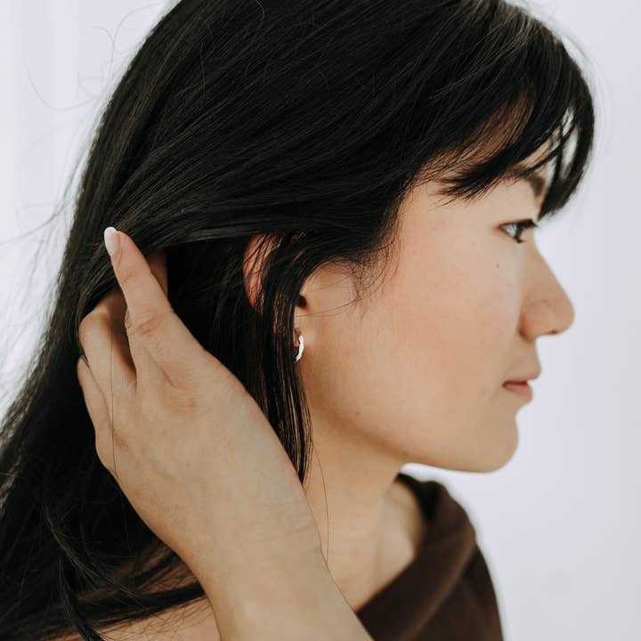 Sydney Rose Co. - Wholesale Hoop Earrings - Willow Hoops / Sterling Silver3