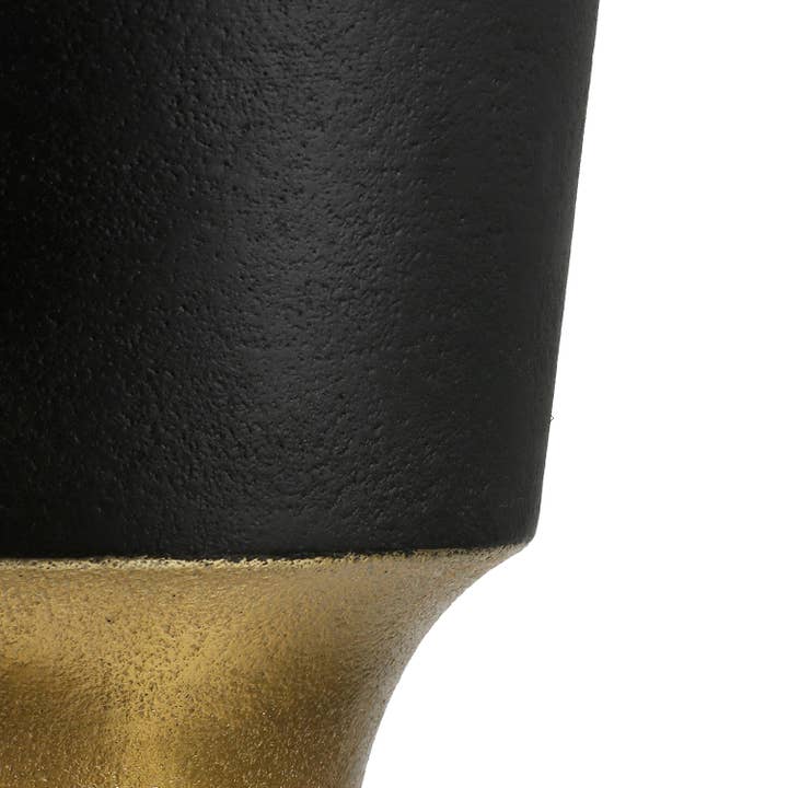 Dora planter, black h.13 cm for wholesale on Faire4