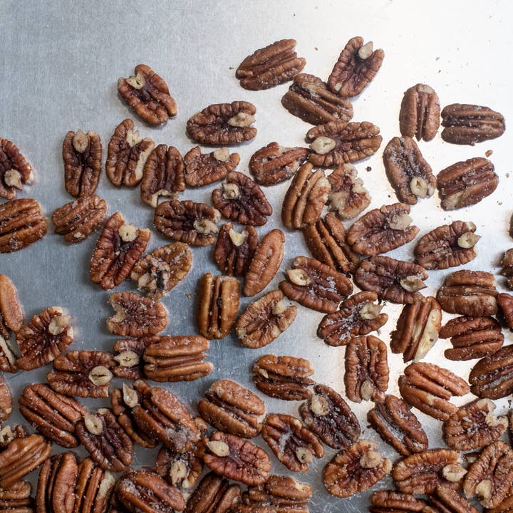 Roasted Pecans for wholesale by Yon Family Farms