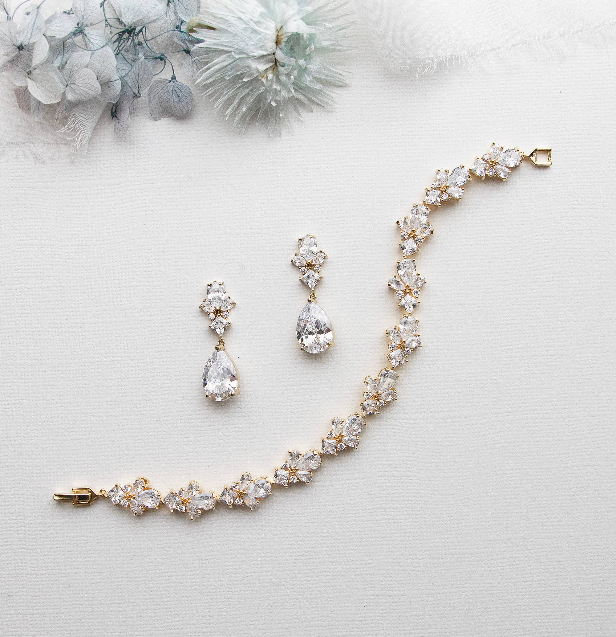 allureweddingjewelry - Wholesale Dangle Earrings - Pear Drops CZ Earrings5