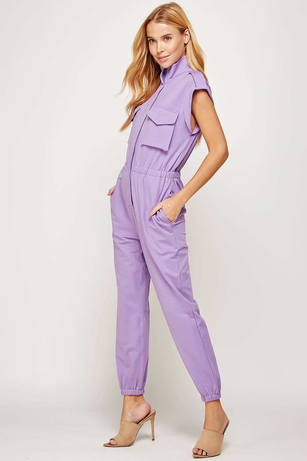 Strut & Bolt - Venta al por mayor Peto - Mujer - Mono tipo jogger sin mangas con cuello alto42