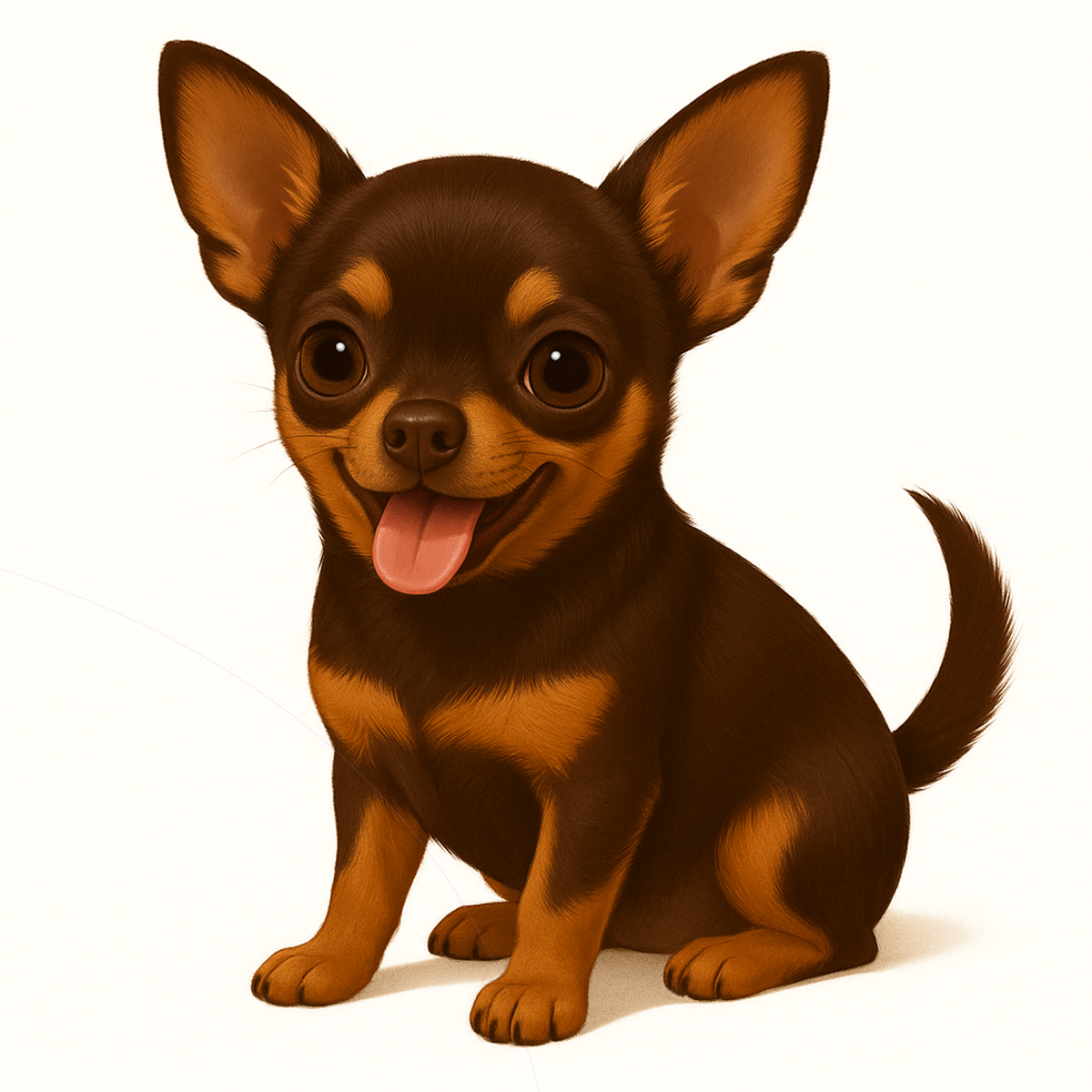 Designs by Mysh - Vente Autocollant - Autocollants de chien Chihuahua – Autocollant en vinyle aquarelle découpé, décalcomanie pour animaux de 3” durable pour ordinateur portable, bouteille d'eau, journal4