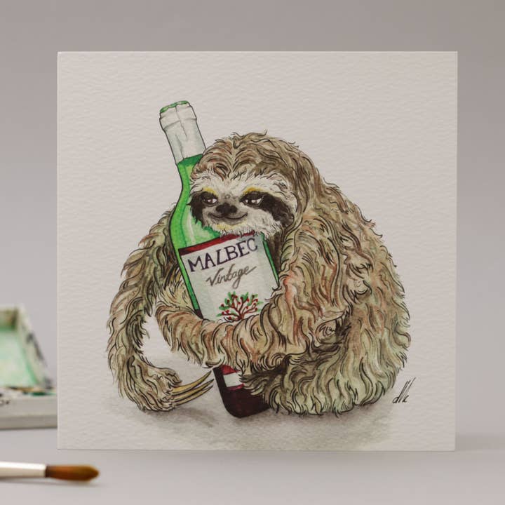 Malbec et moi pour la vente par DMC Illustrations