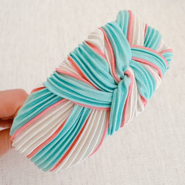 Ellison+Young - Wholesale Fashion Headband - Women's - Color Pleats Headband