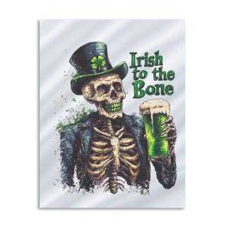 Irish To The Bone DTF Transfer for wholesale by Pretty Pop Transfers