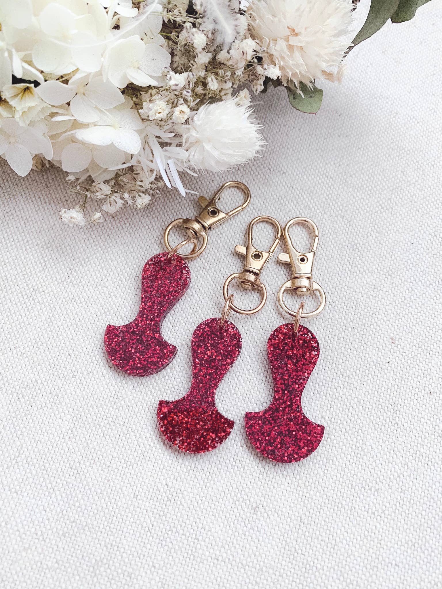 Chuckle & Wood - Wholesale Keychain – Women's - Trolley Tokens - Glitter8