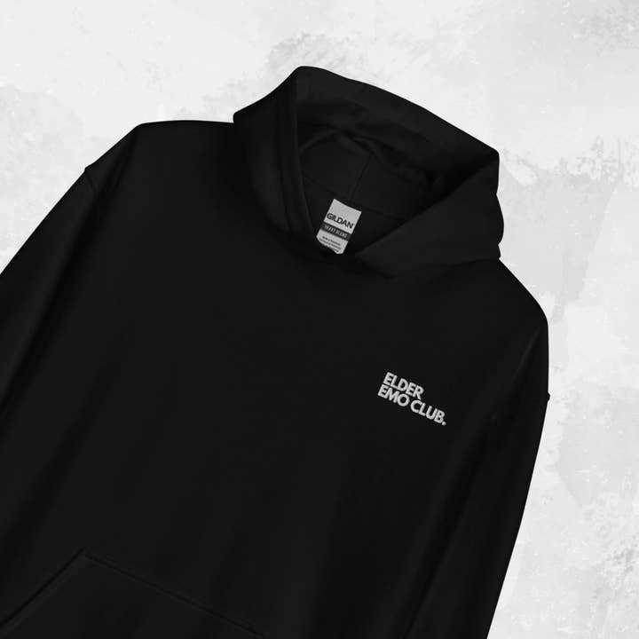 Felpa con cappuccio Elder Emo Club per la vendita all'ingrosso da parte di Elder Emo Club