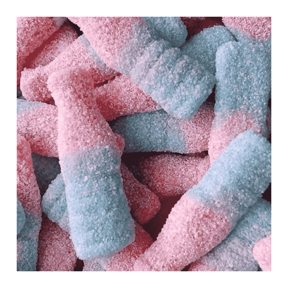 123bonbon – wholesale Gelégodis – FINI rosa och blå flaskor 90 g1