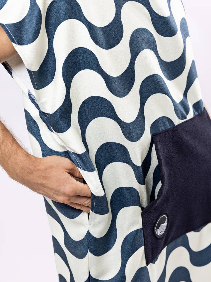 WOODSANDWAVES - Wholesale Poncho - Unisex - Surf Poncho Copacabana - for Women & Men - made from quick-drying and ultra-light microfiber4