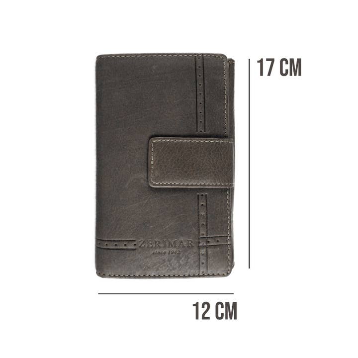 Zerimar 1942 - Wholesale Wallet - Women's - Women's Wallet Genuine Leather Wallet Card Holder Purse. 1