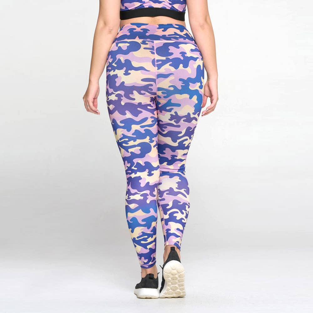 Sensibling Corp. - Vente Legging de sport/d'intérieur – femme - Legging de sport Capri Camouflage3