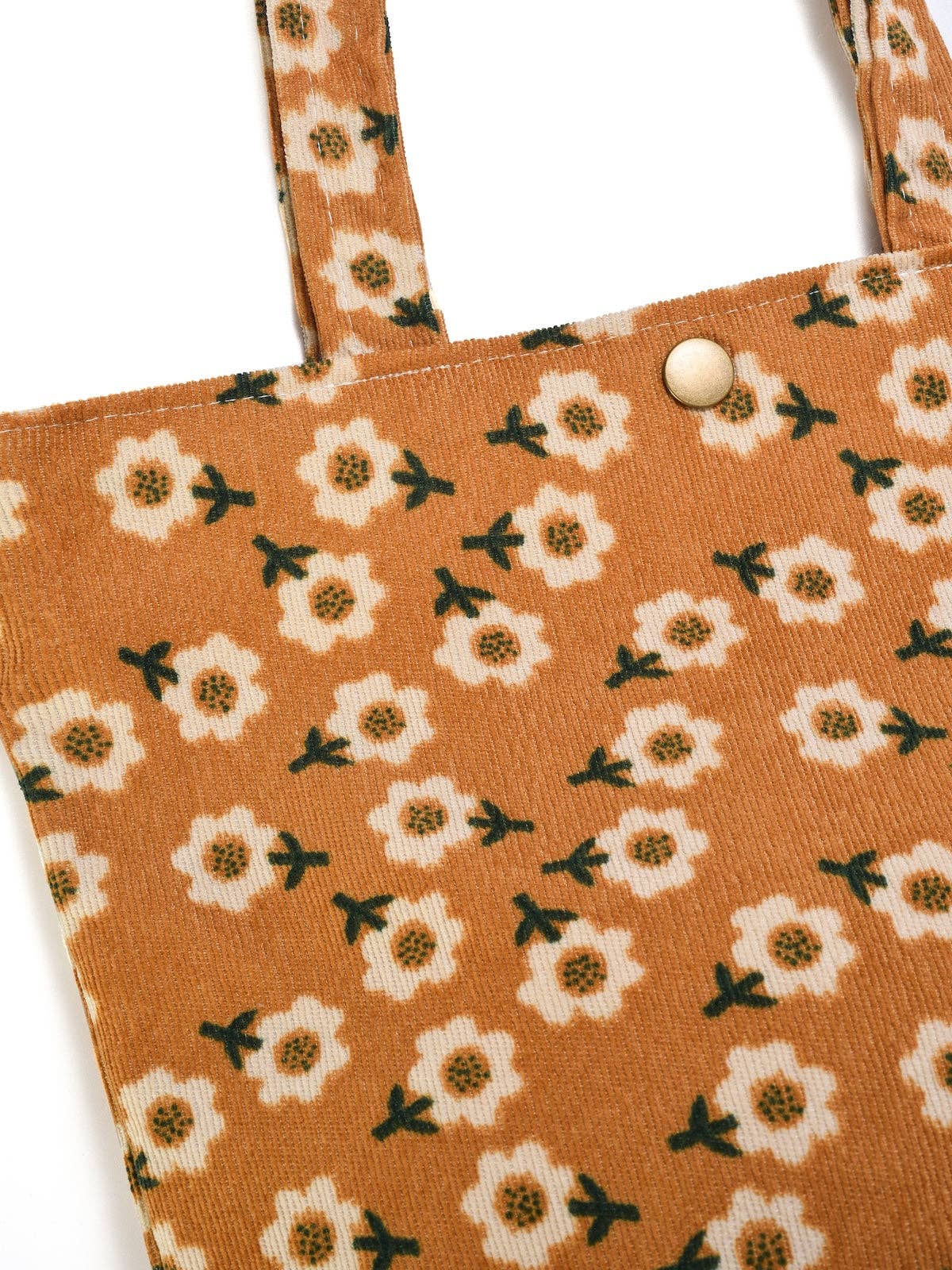 Funkyrel® Atzbranding Limited - Wholesale Tote Bag - Women's - Cosbai - Small Vintage Artistic Floral Tote Bag3