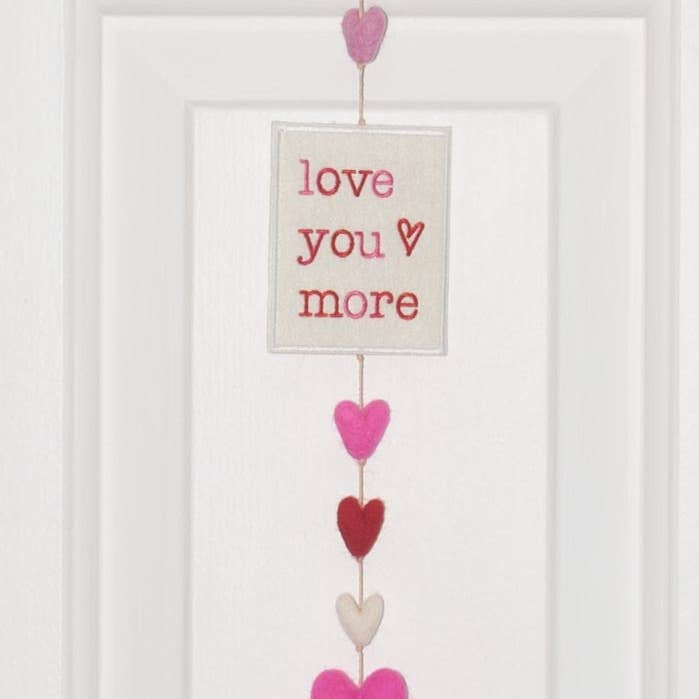 Love You More Heart String for wholesale by bandana love