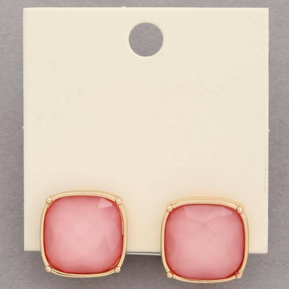 anbfashion - Wholesale Dangle Earrings - SQUARE STUD EARRING ER-102790